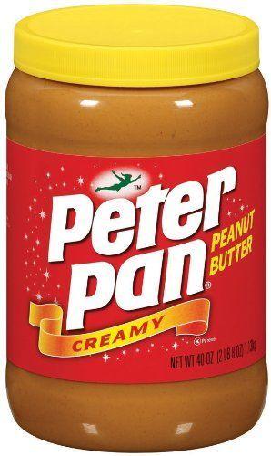 Peter Pan Peanut Butter Logo - Peter Pan Creamy Peanut Butter, 40-Ounce Jars (Pack of 3) $17.97 ...