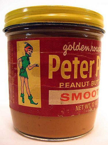 Peter Pan Peanut Butter Logo - Peter Pan Peanut Butter Jar. Might be mid 70s and still ful