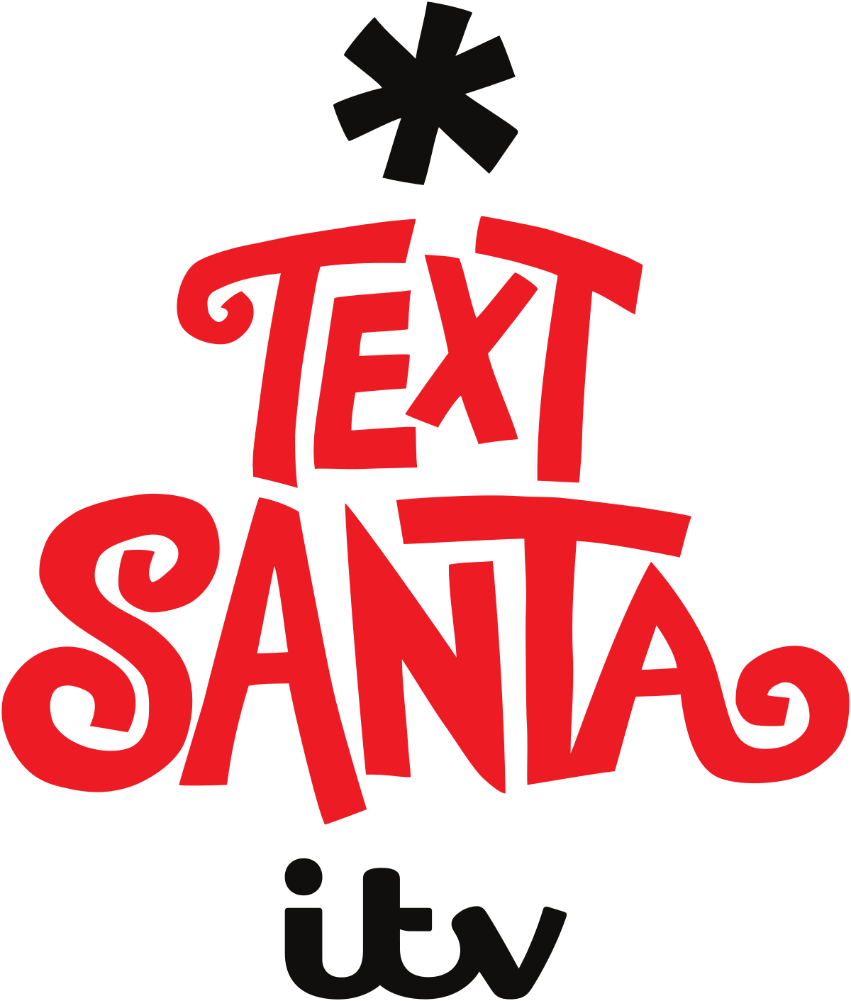 Santa Logo - Text Santa
