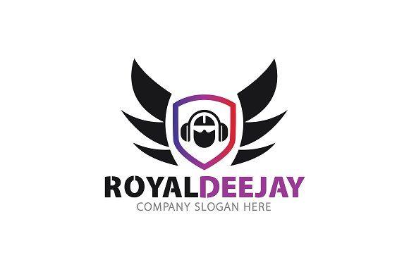 DJ Brand Logo - Royal Dj Logo Logo Templates Creative Market