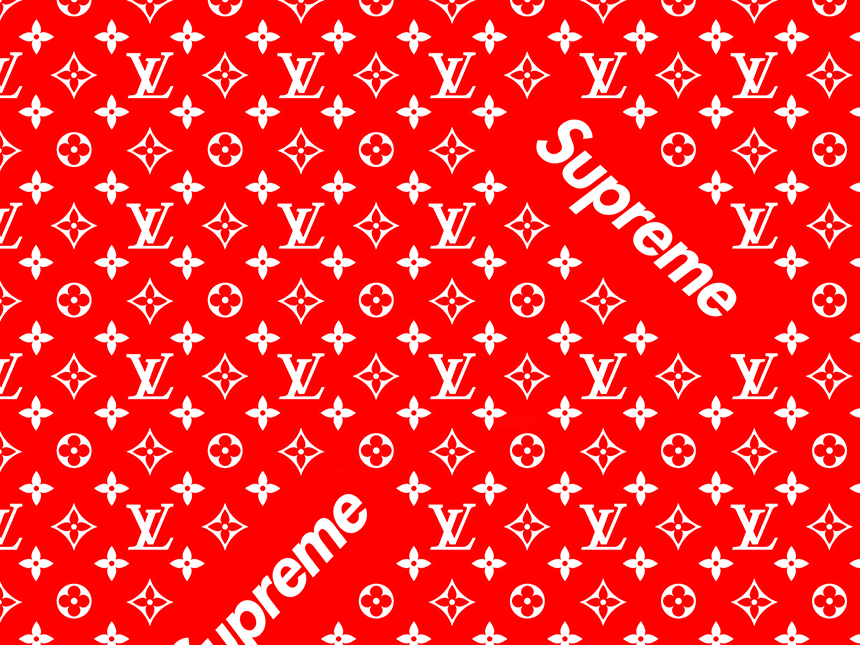 Louis Vuitton Supreme Red Logo - LogoDix