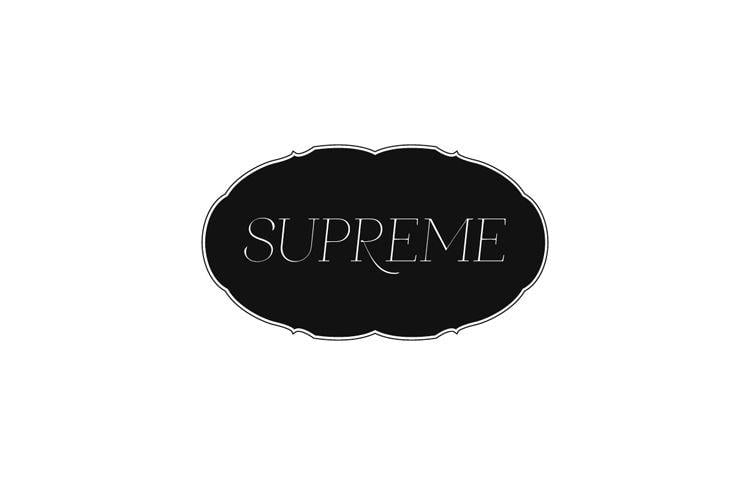 Supreme Fashion Logo - logo/identity: supreme show-kit for new york fashion week | ceft and ...