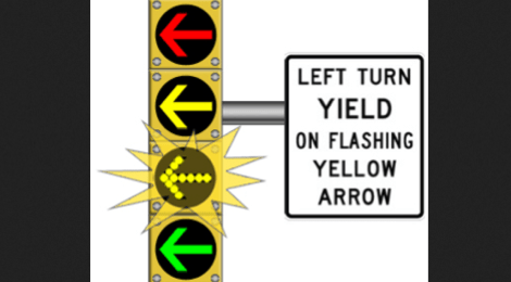 Red and Yellow Arrow Logo - Flashing-Yellow-Arrow Project Goes to Red Gate, Silver Glen