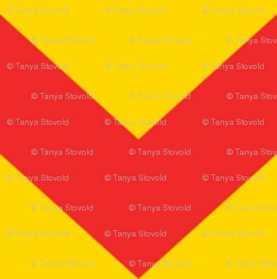 Red and Yellow Arrow Logo - Red and yellow arrow heads. wallpaper - pininkie - Spoonflower