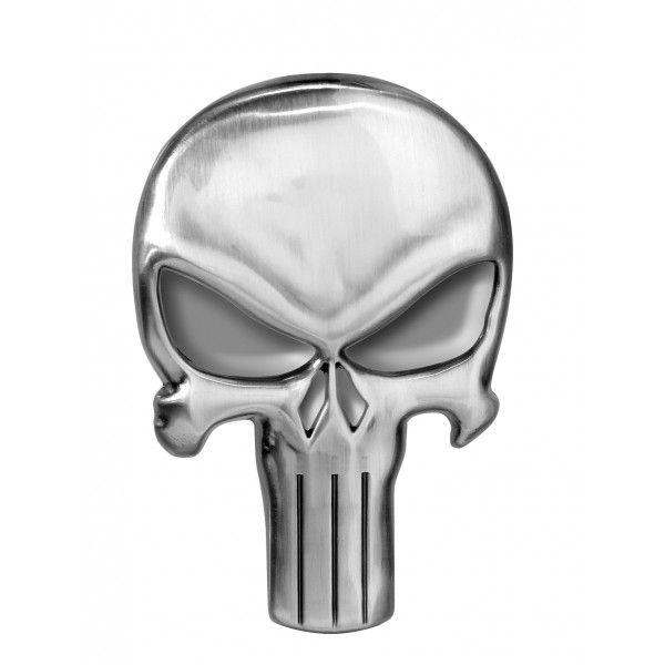 Punisher Skull Logo - Marvel Comics The Punisher Skull Logo Image Metal Silver Toned ...