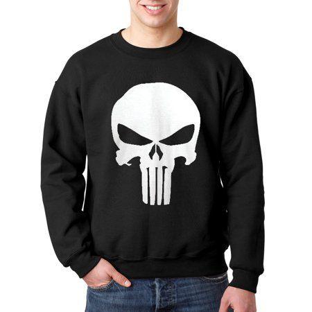 Punisher Skull Logo - New Way - New Way 216 - Crewneck The Punisher Skull Logo Sweatshirt ...