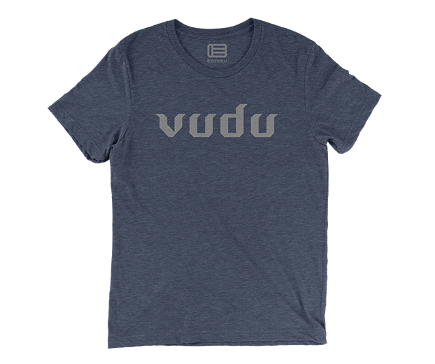 VUDU Logo - Vudu Logo Tri-Blend Short Sleeve T-Shirt
