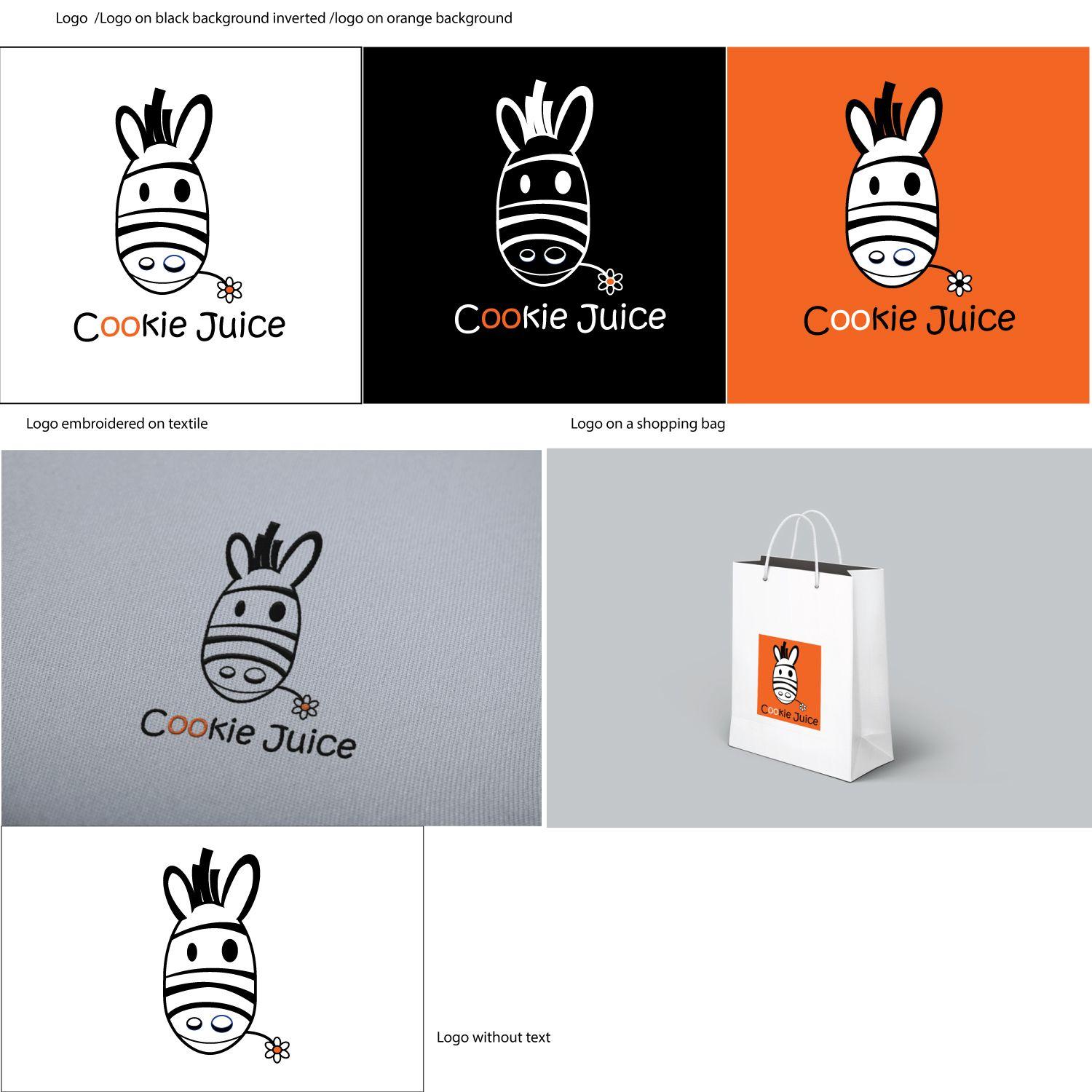 Inverted United Logo - Playful, Personable, Clothing Logo Design for Cookie Juice