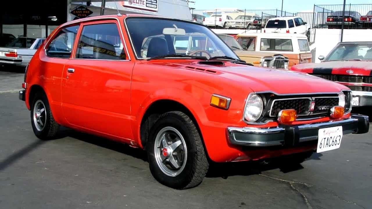 Vintage Honda Civic Logo - 1977 Honda Civic CVCC Hatchback JDM Red Coupe 1st Gen Classic ...