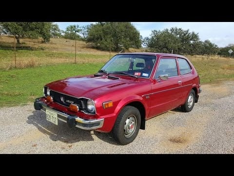 Vintage Honda Civic Logo - 1977 Honda Civic CVCC Hatchback Classic Car Vintage - YouTube