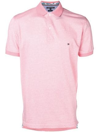 Pink Polo Logo - Tommy Hilfiger logo-embroidered polo shirt AW18 - Shop Online Now ...