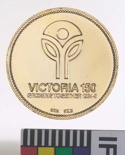 Inverted United Logo - Medal of Victoria, United Shire of Beechworth