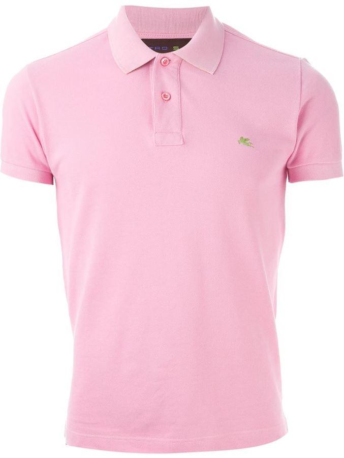 Pink Polo Logo - Etro Embroidered Logo Polo Shirt. Where to buy & how to wear