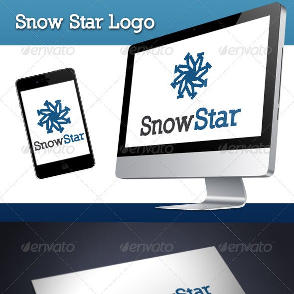 Snow Star Logo - Snow Company Logo Templates from GraphicRiver