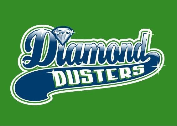 Softball Diamond Logo - Diamond Dusters 18U Gold