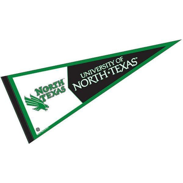 Green Pennant Logo - North Texas Mean Green Pennant and Pennants for North Texas Mean Green