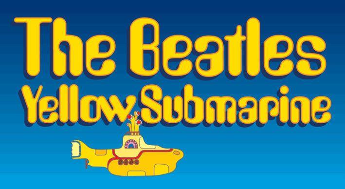 Beatles Yellow Submarine Logo - BEATLES - sub logo Sticker | Sold at EuroPosters