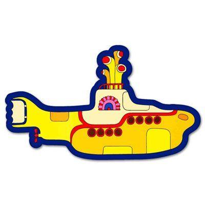 Beatles Yellow Submarine Logo - Amazon.com: Beatles Yellow Submarine vynil car sticker 6