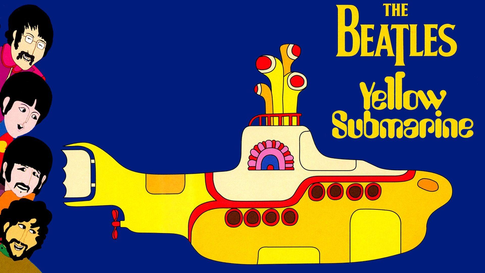 Beatles Yellow Submarine Logo - Beatles' YELLOW SUBMARINE With Sing-A-Long Titles Screens In Jaffrey ...