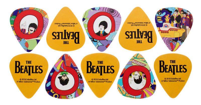 Beatles Yellow Submarine Logo - Daddario Beatles Yellow Sub Pick Heavy