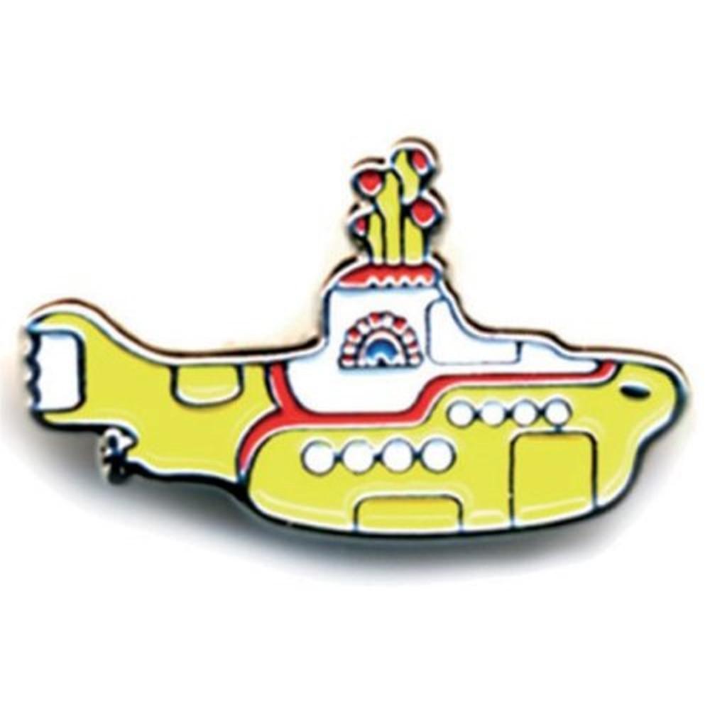 Beatles Yellow Submarine Logo - The Beatles Yellow Submarine Enamel Metal Pin Badge - Ooh La La Factory