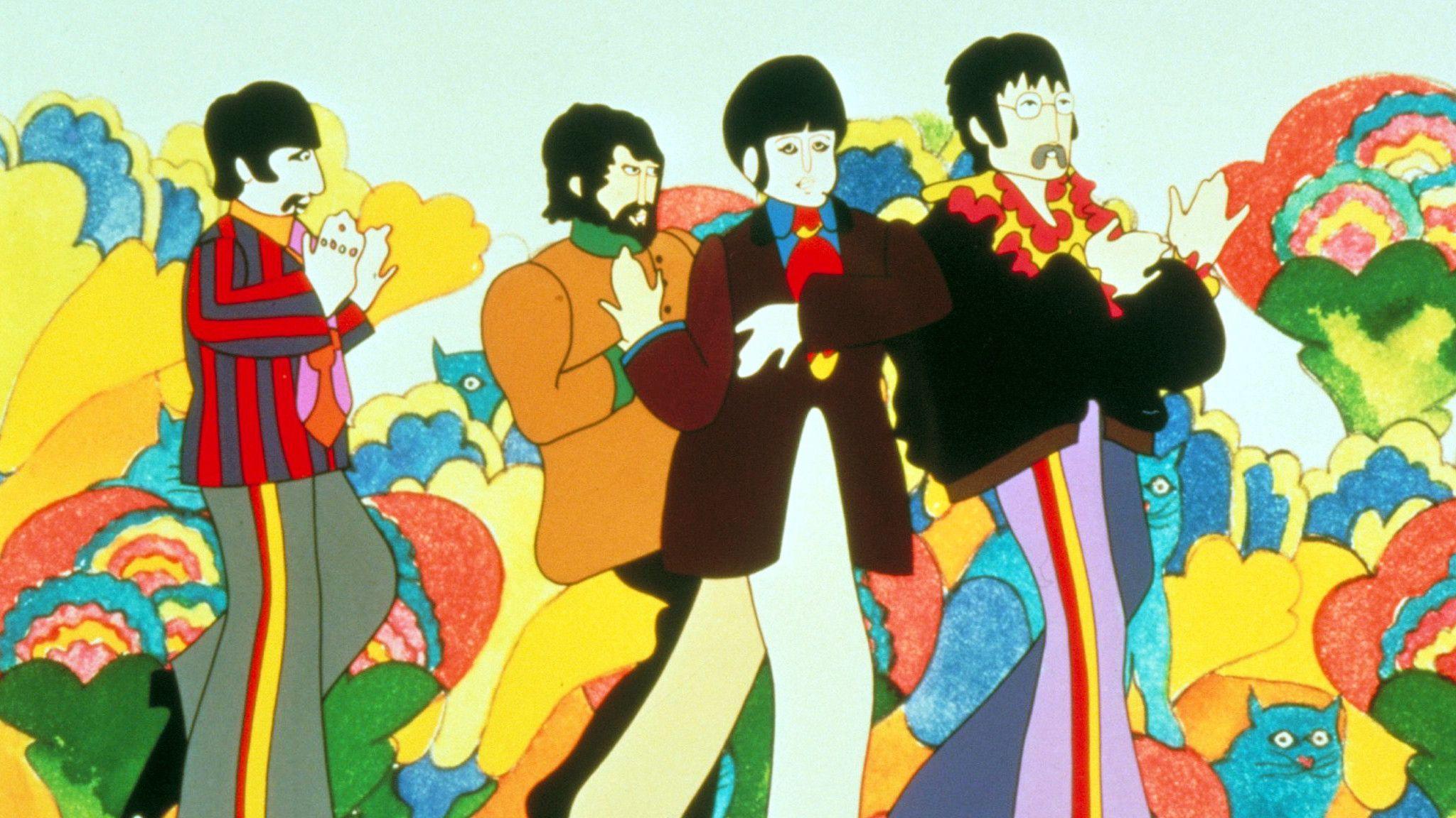 Beatles Yellow Submarine Logo - Beatles Plan 'Yellow Submarine' 50th Anniversary Comic Book ...