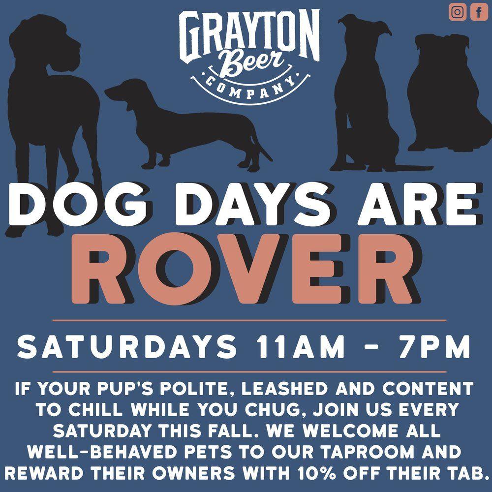 Rover Company Dog Logo - Dog Days Are Rover — Grayton Beer Company