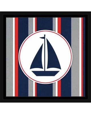 Red White Blue Sailboat Logo - Can't Miss Deals on Sailboat Vector Silhouette Stripes Juvenile Art