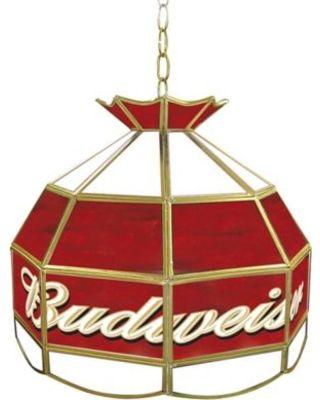 Red White Blue Sailboat Logo - Sweet Winter Deals on Budweiser® Logo Stained Glass Pendant Billiard ...