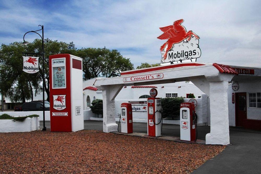 Horse Gas Station Logo - Flying Horse