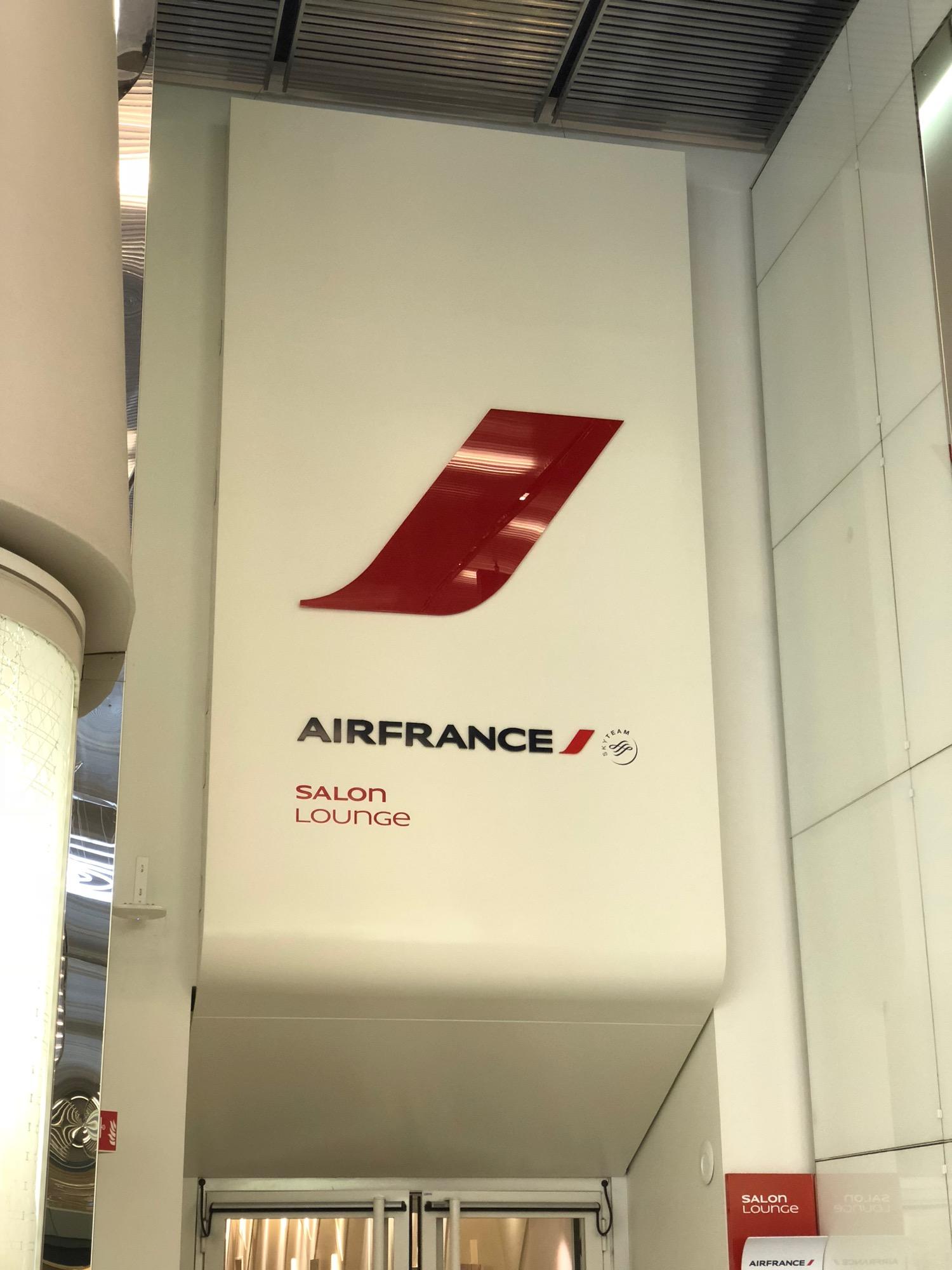 CDG Air Logo - Air France Business Class Lounge Paris CDG Review