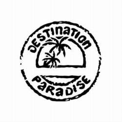 Destination Paradise Logo - Destination Paradise car sticker [ 1004] : Car stickers & Car ...