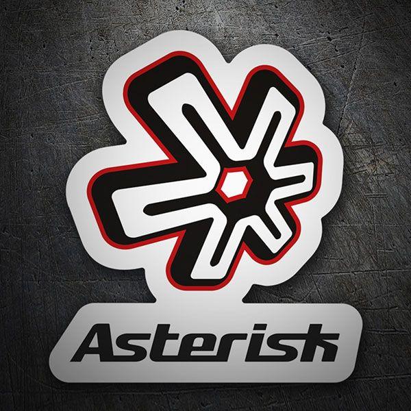 Astrik Logo - Sticker Asterisk Logo | MuralDecal.com