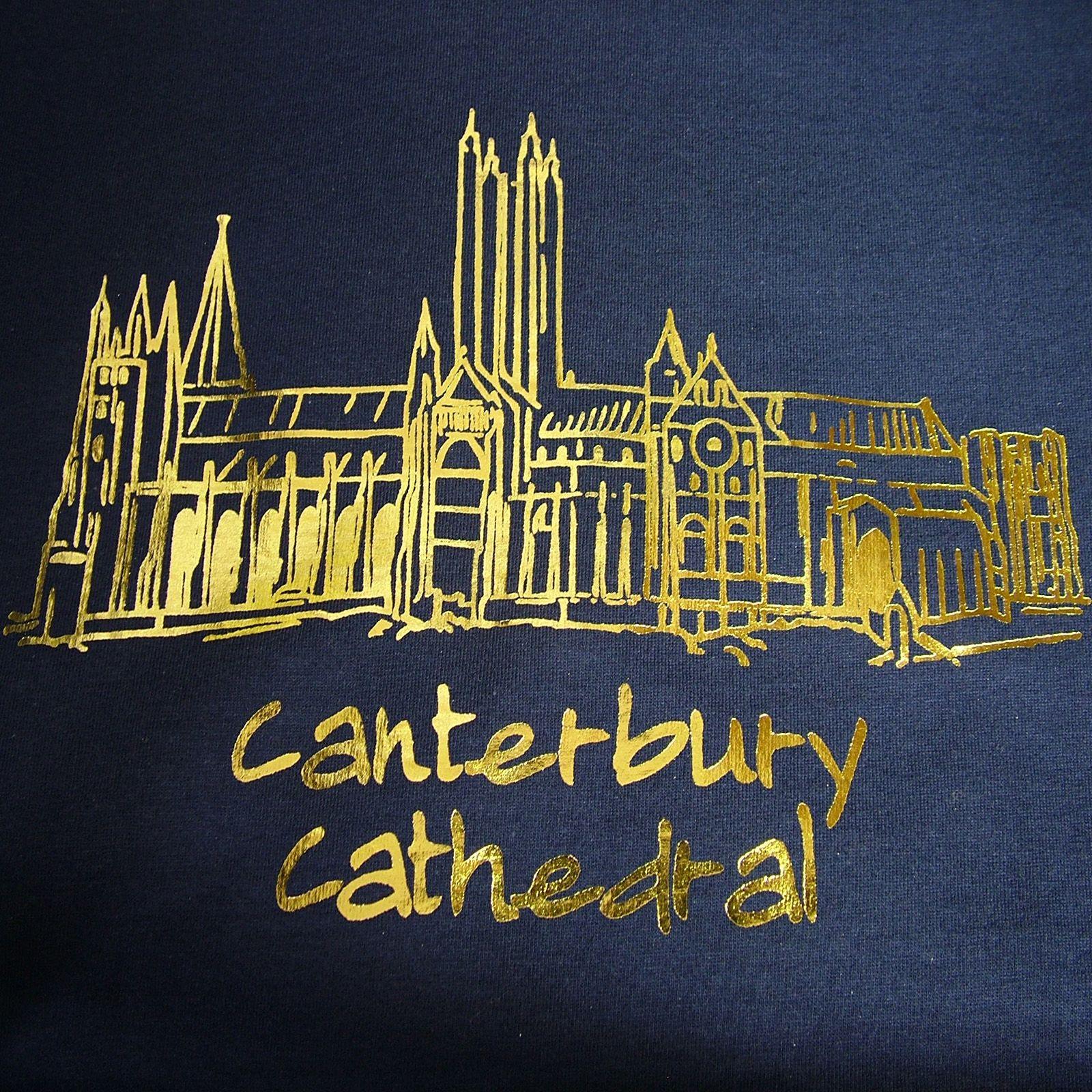 Navy and Gold Logo - Navy & gold cathedral t-shirt logo – Canterbury Cathedral