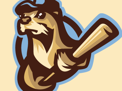Otter Sports Logo - Otters | Characters | Sports logo, Logos, Otters