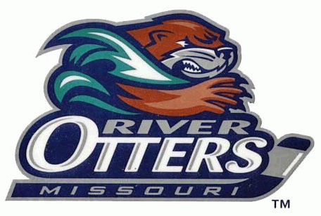 Otter Sports Logo - Missouri River Otters Primary Logo Hockey League UHL