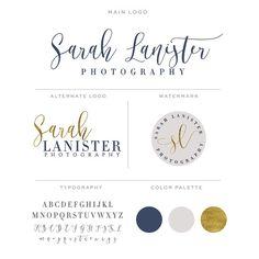 Navy and Gold Logo - 16 Best watermark/logo images | Photography logos, Brand design ...