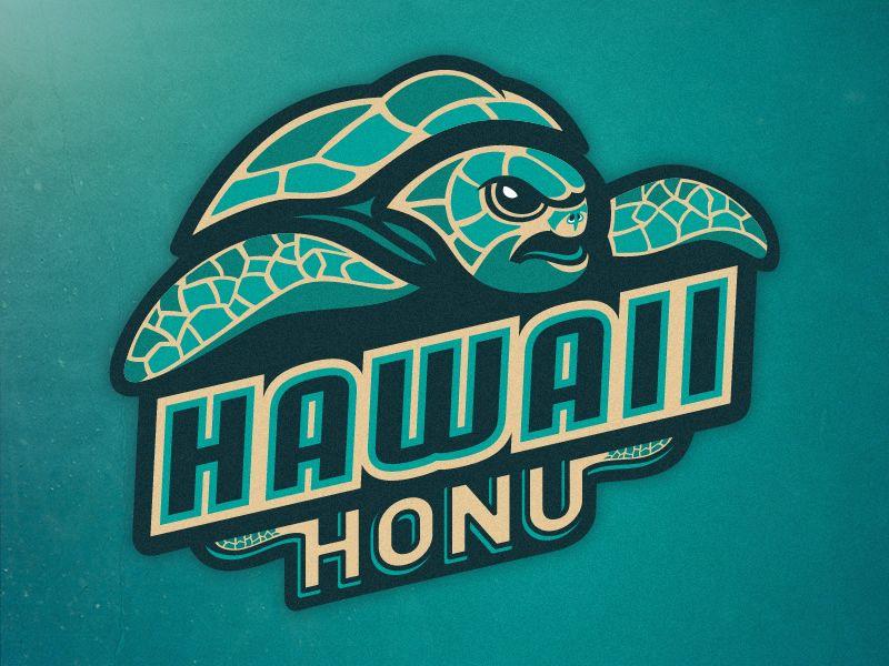 Otter Sports Logo - Hawaii Honu - Primary Logo Concept by Daniel Otters | Dribbble ...