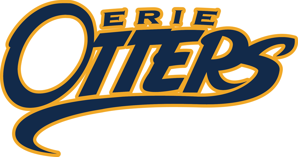 Otter Sports Logo - Erie Otters Primary Logo - Ontario Hockey League (OHL) - Chris ...