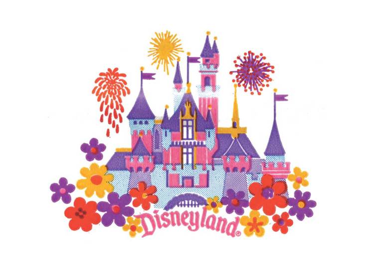 Vintage Disneyland Logo - Happy 60th Birthday to Disneyland — Casey Ackerman's Designs