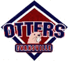 Otter Sports Logo - Evansville Otters Primary Logo - Frontier League (FrL) - Chris ...