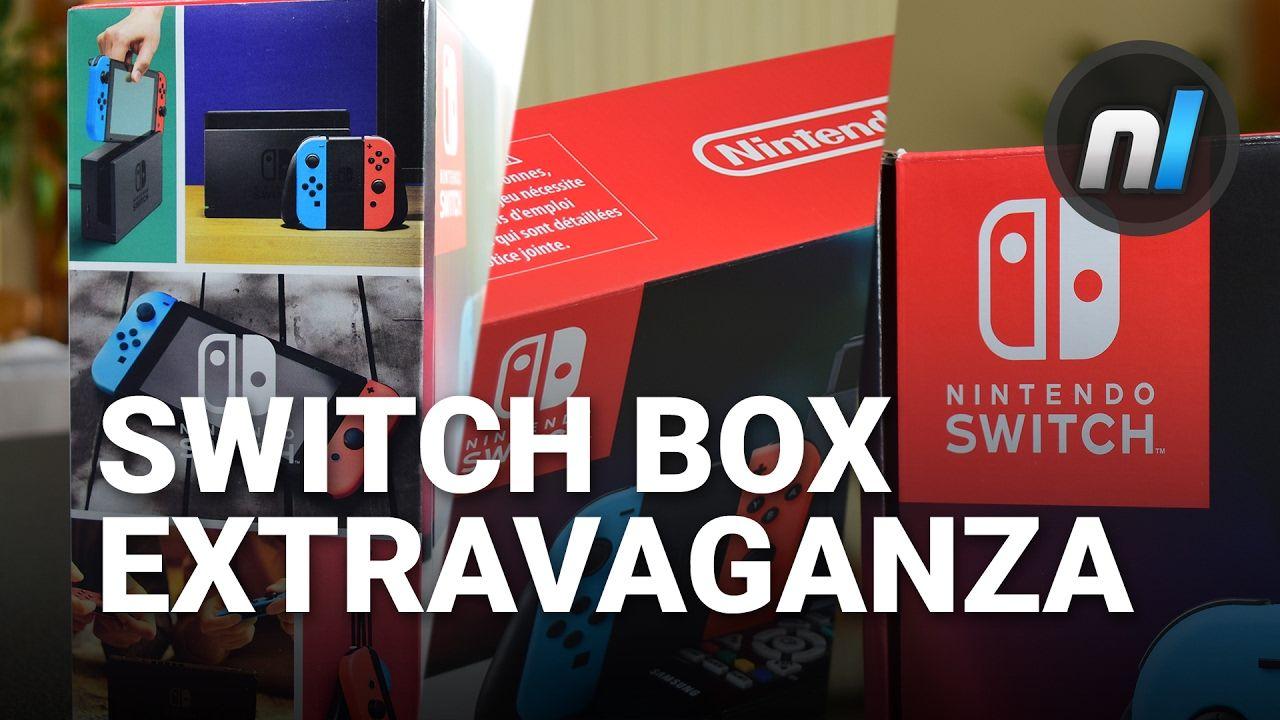 Angled Red Box Logo - Nintendo Switch Retail Box from Every Angle Imaginable