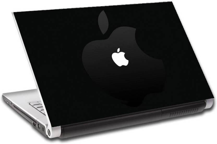 White Apple Computer Logo - LUCANT White & Black Apple Logo Laptop skin designer,multicolor free ...