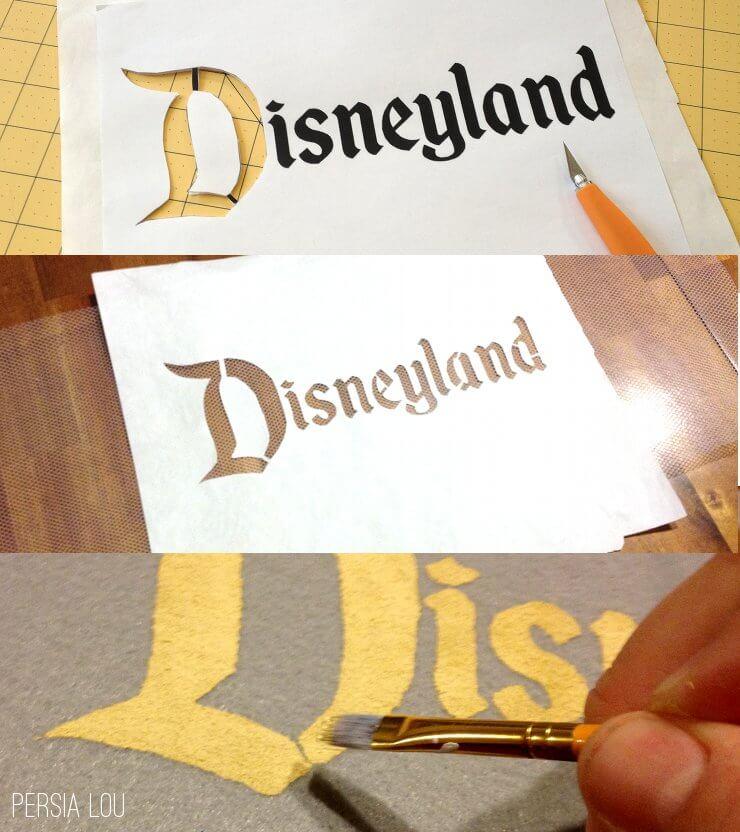 Vintage Disneyland Logo - DIY Vintage Disneyland Pennants - Persia Lou