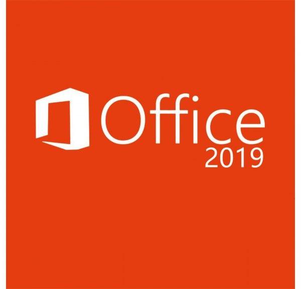 Microsoft Red F Logo - Digital License - Microsoft Office 2019 Home and Business For MAC