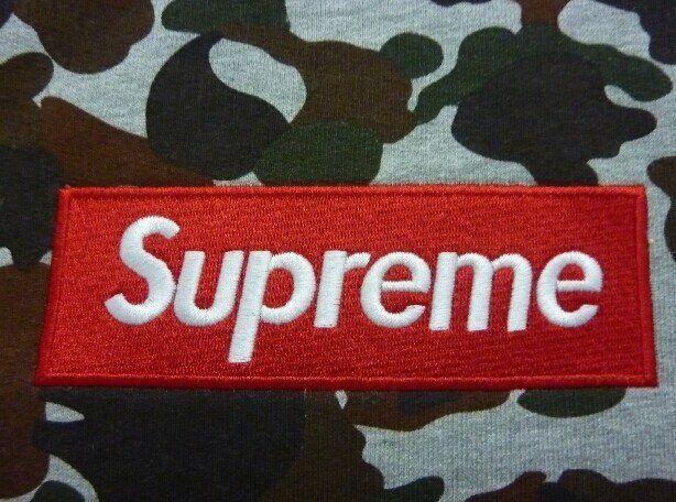 Angled Red Box Logo - What are the dimensions/ratio of the supreme box logo? - Quora