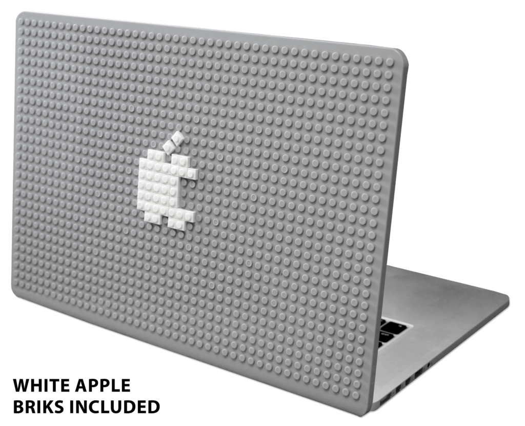 White Apple Computer Logo - Building Brick MacBook Case | Brik Book – BRIK