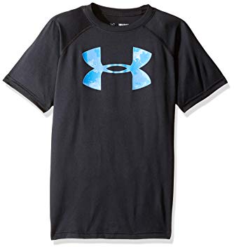Under Armour Small Logo - Under Armour Boys' Tech Big Logo Short Sleeve T Shirt: Amazon.co.uk