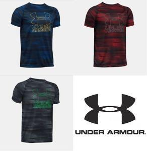 Under Armour Small Logo - UNDER ARMOUR BOYS YOUTH Big Logo Hybrid Printed Graphic T-shirt ...