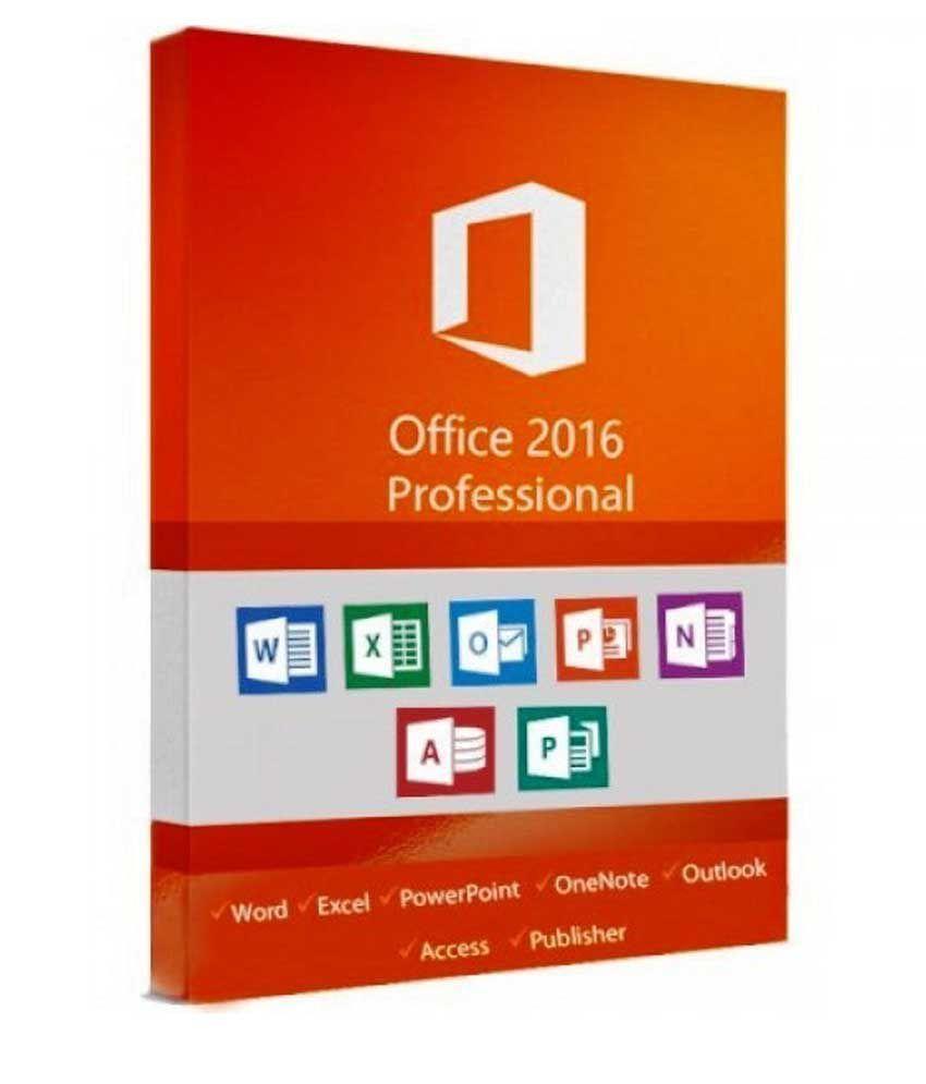 Microsoft Red F Logo - Microsoft office 2016 32/64 Bit ( Activation Card ) - Buy Microsoft ...